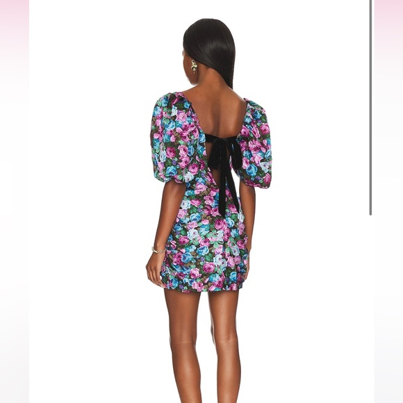 NWOT For Love & Lemons Marlei Mini Dress size S $254 - Picture 2 of 11